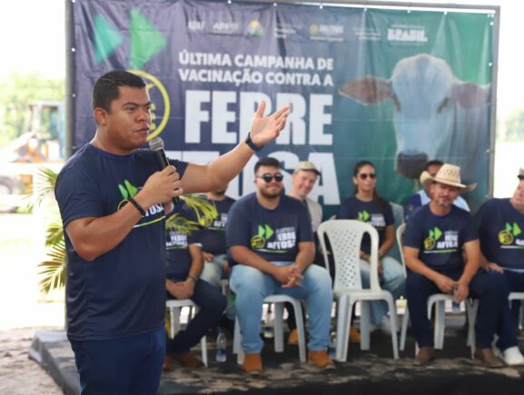 Governo do Amazonas inicia primeira etapa da última campanha de vacinação contra febre aftosa